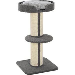 PawHut 91cm Cat Tower Scratching Posts Cat Tree for Indoor Cats Kitten Activity Centre Grey PawHut 91cm Cat Tower Scratching Posts Cat Tree for Indoor Cats Kitten Activity Centre Grey