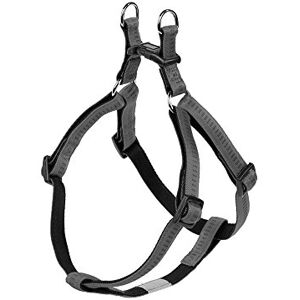 Nobby Soft Grip Dog Harness 60-86 cm/20 mm, Dark Gray/Black Nobby Soft Grip Dog Harness 60-86 cm/20 mm, Dark Gray/Black