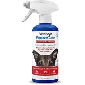Vetericyn FoamCare Medicated Pet Shampoo. Spray on Small Animal and Dog Shampoo for Sensitive, Itchy Skin. Plant-Based and Hypoallergenic. 473 ml Vetericyn FoamCare Medicated Pet Shampoo. Spray on Small Animal and Dog Shampoo for Sensitive, Itchy Skin. Plant-Based and Hypoallergenic. 473 ml