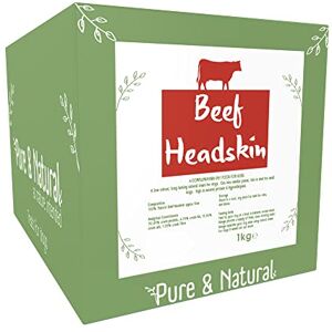 Pure & Natural Beef Head Skin for Dogs 12cm Long Lasting Dog Chew Made from Beef Scalp for Dogs, Healthy, Gluten Free, Low Fat, Natural Dog Treats 1kg Bulk Box Pure & Natural Beef Head Skin for Dogs 12cm Long Lasting Dog Chew Made from Beef Scalp for Dogs, Healthy, Gluten Free, Low Fat, Natural Dog Treats 1kg Bulk Box