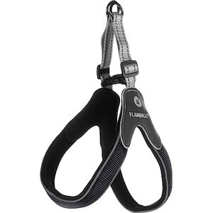 Flamingo Dog Harness Easy Hilka Black M 40-50cm 40-50cm 25mm Flamingo Dog Harness Easy Hilka Black M 40-50cm 40-50cm 25mm