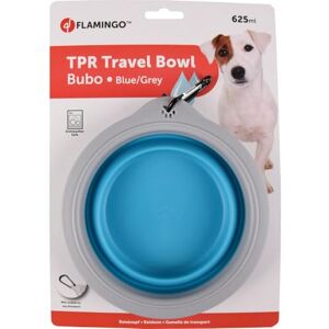 BUBO Dog Travel Bowl - 625 ml, Blue/Gray BUBO Dog Travel Bowl - 625 ml, Blue/Gray