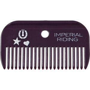 Imperial Riding IRH Rory Mane Comb Handy Comb for Small Hands with Cute Logo Print, Gentle Mane Styling for Ponies & Hobbyhorses, Candy Floss Imperial Riding IRH Rory Mane Comb Handy Comb for Small Hands with Cute Logo Print, Gentle Mane Styling for Ponies & Hobbyhorses, Candy Floss