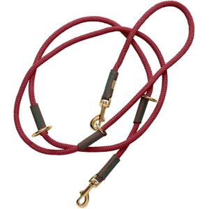 HUNTER Malia Adjustable Dog Lead Colour: Wine Red/Dark Brown, Smooth Rope and Robust Leather, Adjustable to 3 Positions, Lightweight, Durable, Modern Look, Made in Germany, Size: 8/200 HUNTER Malia Adjustable Dog Lead Colour: Wine Red/Dark Brown, Smooth Rope and Robust Leather, Adjustable to 3 Positions, Lightweight, Durable, Modern Look, Made in Germany, Size: 8/200