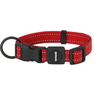 Best Pet Supplies Reflective Dog Collar with Adjustable Length, Heavy-Duty Buckle, and Strong Leash D-Ring, Training, Walking, Jogging Accessory for Small, Medium, and Large Breeds Red, S Best Pet Supplies Reflective Dog Collar with Adjustable Length, Heavy-Duty Buckle, and Strong Leash D-Ring, Training, Walking, Jogging Accessory for Small, Medium, and Large Breeds Red, S