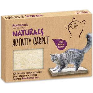 Rosewood Naturals Activity Carpet for Cats Includes Mini Catnip Balls, 55 x 37 cm Interactive Play Mat, Stimulating Natural Carpet for Play, Exercise, Stress Relief, Indoor Cats Rosewood Naturals Activity Carpet for Cats Includes Mini Catnip Balls, 55 x 37 cm Interactive Play Mat, Stimulating Natural Carpet for Play, Exercise, Stress Relief, Indoor Cats