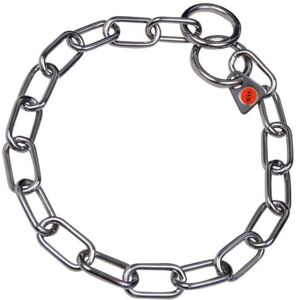 HS Sprenger Basic Dog Collars Short Link Collar Stainless Steel HS Sprenger Basic Dog Collars Short Link Collar Stainless Steel