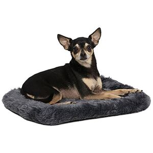 MidWest Homes for Pets Bolster Dog Bed or Cat Bed; Comfortable Bolster; Ideal for Toy Dogs; Gray; 45.72 cm (18-Inch) Long MidWest Homes for Pets Bolster Dog Bed or Cat Bed; Comfortable Bolster; Ideal for Toy Dogs; Gray; 45.72 cm (18-Inch) Long