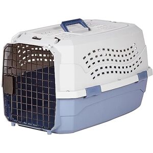 Amazon Basics Hard-Sided Cat Carrier, Two-Door Top-Load Pet Dog/Cat Travel Box Carrier, Blue, 58 L x 38 W x 33 H cm Amazon Basics Hard-Sided Cat Carrier, Two-Door Top-Load Pet Dog/Cat Travel Box Carrier, Blue, 58 L x 38 W x 33 H cm