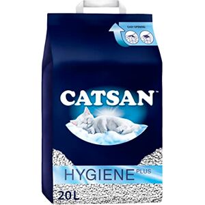 Catsan Hygiene Plus Cat Litter White, 20L Catsan Hygiene Plus Cat Litter White, 20L
