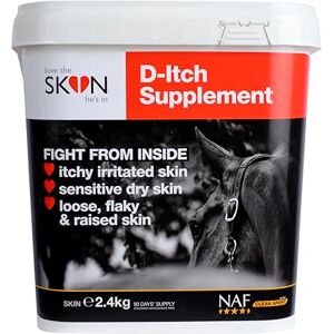 NAF Love the Skin He’s In D-Itch Supplement 2.4kg – Skin & Immune Support for Itchy Horses – With MSM, Herbal Extracts & Antioxidants – Aids Seasonal Skin Resilience NAF Love the Skin He’s In D-Itch Supplement 2.4kg – Skin & Immune Support for Itchy Horses – With MSM, Herbal Extracts & Antioxidants – Aids Seasonal Skin Resilience