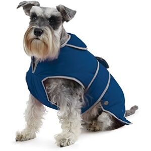 Ancol Muddy Paws All Weather Stormguard Dog Puppy Coat Navy Blue Waterproof Pet Jacket Fleece Lining and Chest Protector Elasticated Neck & Leg Straps 60 cm Length up to 86 cm Girth XL Ancol Muddy Paws All Weather Stormguard Dog Puppy Coat Navy Blue Waterproof Pet Jacket Fleece Lining and Chest Protector Elasticated Neck & Leg Straps 60 cm Length up to 86 cm Girth XL