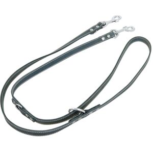 JACK AND VANILLA , Training Lead for Dogs, Greasy Leather, Size 25 mm x 200 cm Grey JACK AND VANILLA , Training Lead for Dogs, Greasy Leather, Size 25 mm x 200 cm Grey