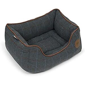 Petface Twilight Tweed Square Dog Bed with Reversible Cushion, Large (Pack of 1) Petface Twilight Tweed Square Dog Bed with Reversible Cushion, Large (Pack of 1)