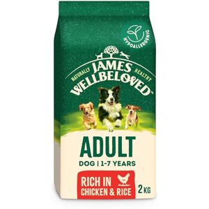 James Wellbeloved Dog Adult Hypoallergenic Dry Food Chicken and Rice 2 kg James Wellbeloved Dog Adult Hypoallergenic Dry Food Chicken and Rice 2 kg