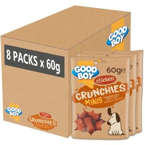Good Boy Crunchies Mini Chicken Natural Dog Treats Training Treats Bulk Box 8 x 60g Good Boy Crunchies Mini Chicken Natural Dog Treats Training Treats Bulk Box 8 x 60g
