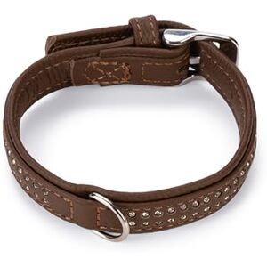 Karlie Double Row Vintage Rhinestone Collar Length 30 cm Width 17 mm Brown Karlie Double Row Vintage Rhinestone Collar Length 30 cm Width 17 mm Brown
