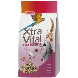 Beaphar XtraVital Parrot Bird Food Complete Food with Banana, Papaya, Echinacea & Egg Food Rich in Vitamins & Minerals For Health, Vitality, Immunity & Plumage – High Protein, Low Fat – 3kg Beaphar XtraVital Parrot Bird Food Complete Food with Banana, Papaya, Echinacea & Egg Food Rich in Vitamins & Minerals For Health, Vitality, Immunity & Plumage – High Protein, Low Fat – 3kg
