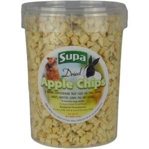 Supa Small Animal Apple Chips Tub, 1 Litre Made From Human Grade Food Material Excellent Treat For Your Pet Supa Small Animal Apple Chips Tub, 1 Litre Made From Human Grade Food Material Excellent Treat For Your Pet