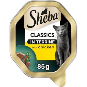 Sheba Classics Cat Food Tray with Chicken in Terrine 2x11x85g Sheba Classics Cat Food Tray with Chicken in Terrine 2x11x85g