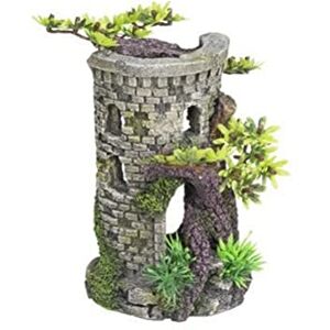 Nobby Tower with Bonsai Aquarium Ornaments, 9 x 10 x 15 cm Nobby Tower with Bonsai Aquarium Ornaments, 9 x 10 x 15 cm
