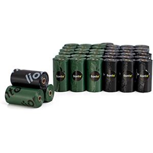 lionto Dog waste bags 600 bags (40 rolls) unscented and easy to tear off, leak-proof and extra thick waste bags for dogs & cats, refill rolls for common waste bag dispensers, black/green lionto Dog waste bags 600 bags (40 rolls) unscented and easy to tear off, leak-proof and extra thick waste bags for dogs & cats, refill rolls for common waste bag dispensers, black/green