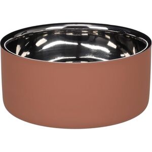 Flamingo FEEDING AND DRINKING BOWL XARA ROUND SALMON PINK 17x7,4CM 1.2L Flamingo FEEDING AND DRINKING BOWL XARA ROUND SALMON PINK 17x7,4CM 1.2L