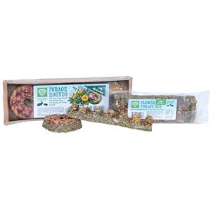 SMALL PET SELECT Forage Duo Treat Pack by – Meadow Grass & Timothy Hay-Based Treats with Herbs & Flowers Daily Enrichment for Rabbits, Guinea Pigs & Small Pets SMALL PET SELECT Forage Duo Treat Pack by – Meadow Grass & Timothy Hay-Based Treats with Herbs & Flowers Daily Enrichment for Rabbits, Guinea Pigs & Small Pets