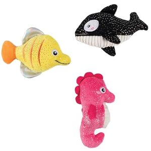 Fringe Studio Plush Dog Toy, 3 Pieces Set, "HIGH FIN BUDS", Pet Shop Collection (662174) Fringe Studio Plush Dog Toy, 3 Pieces Set, "HIGH FIN BUDS", Pet Shop Collection (662174)