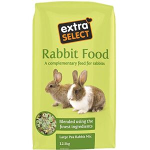 Extra Select Premium Large Pea Rabbit Mix Peaflakes, Rabbit Muesli, Small Nuggets and Natural Forage Bunny Food 12.5kg Extra Select Premium Large Pea Rabbit Mix Peaflakes, Rabbit Muesli, Small Nuggets and Natural Forage Bunny Food 12.5kg