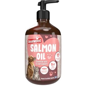 Rosewood Scottish Salmon Oil for Dogs and Cats – Natural, Rich in Omega 3, 6 & 9, Fish Oil Food Supplement for Joint Mobility, Immune Support, Itchy Skin and Healthy Coat (500ml) Rosewood Scottish Salmon Oil for Dogs and Cats – Natural, Rich in Omega 3, 6 & 9, Fish Oil Food Supplement for Joint Mobility, Immune Support, Itchy Skin and Healthy Coat (500ml)