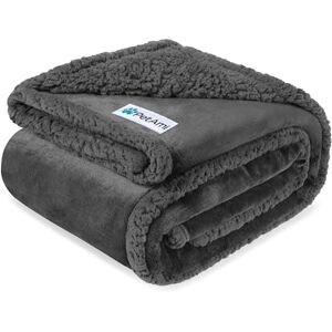 PetAmi Waterproof Dog Blanket for Bed, XL Dog Pet Blanket Couch Cover Protection, Sherpa Fleece Leakproof Bed Blanket for Crate Kennel Sofa Furniture Protector, Reversible Soft Plush 80x60 Grey Grey PetAmi Waterproof Dog Blanket for Bed, XL Dog Pet Blanket Couch Cover Protection, Sherpa Fleece Leakproof Bed Blanket for Crate Kennel Sofa Furniture Protector, Reversible Soft Plush 80x60 Grey Grey