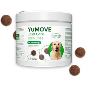 Yumove Joint Supplement for Dogs, Daily Bites for Joint Care, Essential Dog Hip and Joint Support for Dogs Aged 6 to 8 Years, 150 Chews Yumove Joint Supplement for Dogs, Daily Bites for Joint Care, Essential Dog Hip and Joint Support for Dogs Aged 6 to 8 Years, 150 Chews