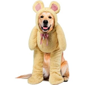Rubies Official Walking Teddy Bear Pet Costume, Size Medium Halloween Halloween Rubies Official Walking Teddy Bear Pet Costume, Size Medium Halloween Halloween