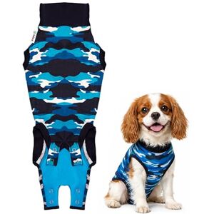 Suitical Recovery Suit Dog, XXX-Small, Blue Camouflage Suitical Recovery Suit Dog, XXX-Small, Blue Camouflage