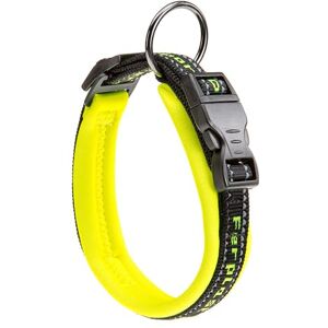 Ferplast Dog Collar SPORT DOG, Dog Collar Medium Dog, Soft Padding, Reflective Nylon Dog Collar, Pet Name Tag, Size: 2 cm (33-43 cm), Yellow Ferplast Dog Collar SPORT DOG, Dog Collar Medium Dog, Soft Padding, Reflective Nylon Dog Collar, Pet Name Tag, Size: 2 cm (33-43 cm), Yellow