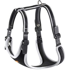 Ferplast Large Size Dog Harness ERGOCOMFORT LARGE, Adjustable Dog Harness, Comfortable, Padded, Double Micro-adjustment Closure, Quick Release, Silver Ferplast Large Size Dog Harness ERGOCOMFORT LARGE, Adjustable Dog Harness, Comfortable, Padded, Double Micro-adjustment Closure, Quick Release, Silver