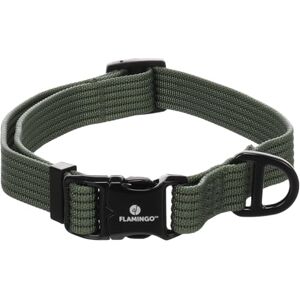 Flamingo Dog Collar Cami Green M 40-55cm 20mm Flamingo Dog Collar Cami Green M 40-55cm 20mm
