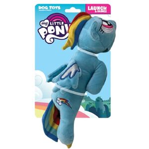 Hasbro My Little Pony Rainbow Dash Plush Dog Toy, 13-Inch Squeaker Toy for Dogs, Blue Hasbro My Little Pony Rainbow Dash Plush Dog Toy, 13-Inch Squeaker Toy for Dogs, Blue