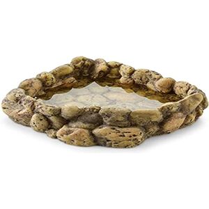 Exo Terra Reptile Corner Water Dish, Brown, Large Exo Terra Reptile Corner Water Dish, Brown, Large