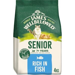 James Wellbeloved Hypoallergenic Dry Cat Food for Senior Cats Fish 4 kg James Wellbeloved Hypoallergenic Dry Cat Food for Senior Cats Fish 4 kg