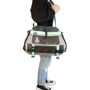 Your Cat Backpack Travel Cat Carrier Bag Portable Comfort Soft Sided Transpurrter Cat Carrier for Small Medium Cats Kitten up to 30 LBs Airline Approved Backpack with Shoulder Strap (Dark Charcoal) Your Cat Backpack Travel Cat Carrier Bag Portable Comfort Soft Sided Transpurrter Cat Carrier for Small Medium Cats Kitten up to 30 LBs Airline Approved Backpack with Shoulder Strap (Dark Charcoal)