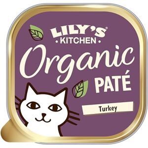 Lily's Kitchen Lily’s Kitchen Made with Natural Ingredients Adult Cat Food Tray Organic Turkey Grain-Free Recipe 19 x 85g Lily's Kitchen Lily’s Kitchen Made with Natural Ingredients Adult Cat Food Tray Organic Turkey Grain-Free Recipe 19 x 85g