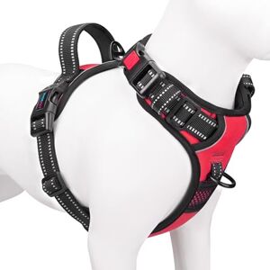 PHOEPET Large Breed Reflective Dog Harness - No Pull Vest with Handle PHOEPET Large Breed Reflective Dog Harness - No Pull Vest with Handle