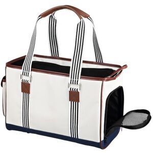 Trixie Elisa Dog Carrier - White - 20 x 26 x 41 cm Trixie Elisa Dog Carrier - White - 20 x 26 x 41 cm