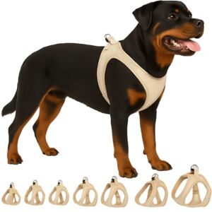 Flamingo Dog Harness Step&Go Bento Beige XXL 52-57cm 56-62cm Flamingo Dog Harness Step&Go Bento Beige XXL 52-57cm 56-62cm