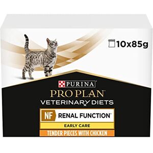 Pro Plan Veterinary Diets FELINE NF Early Care Renal Function Wet Cat Food Pouches 10x85g, Pack of 4 Pro Plan Veterinary Diets FELINE NF Early Care Renal Function Wet Cat Food Pouches 10x85g, Pack of 4