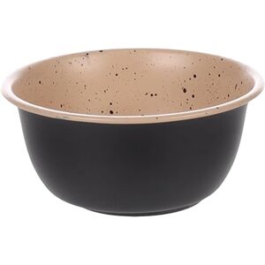 Flamingo FEEDING AND DRINKING BOWL DIMI ROUND BLACK M 520ML Flamingo FEEDING AND DRINKING BOWL DIMI ROUND BLACK M 520ML