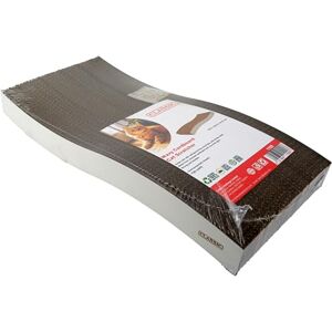 CLASSIC Cardboard Cat Scratcher Wavy with Catnip – Durable and Eco-Friendly Scratch Pad for Cats – 44 x 21 x 5.5 cm CLASSIC Cardboard Cat Scratcher Wavy with Catnip – Durable and Eco-Friendly Scratch Pad for Cats – 44 x 21 x 5.5 cm