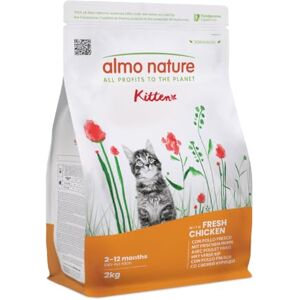 almo nature Functional Kitten Dry Cat Food for Kitten and Suitable for Pregnant or Lactating Females Kibbles with Fresh Chicken Nutritionally Balanced 2 kg almo nature Functional Kitten Dry Cat Food for Kitten and Suitable for Pregnant or Lactating Females Kibbles with Fresh Chicken Nutritionally Balanced 2 kg
